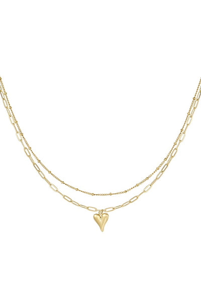 Ketting Double Heart