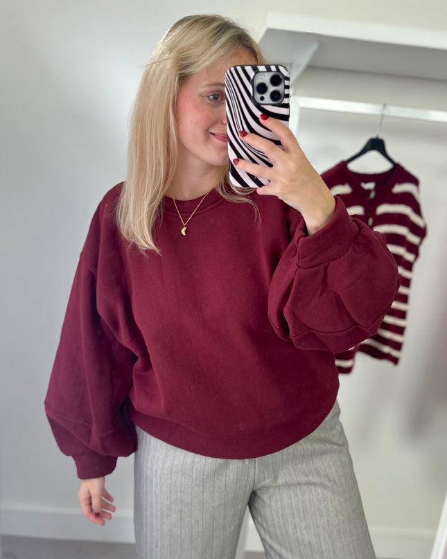 Hallie Sweater Bordeaux