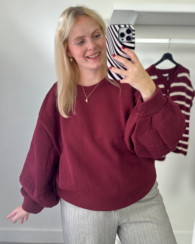 Hallie Sweater Bordeaux