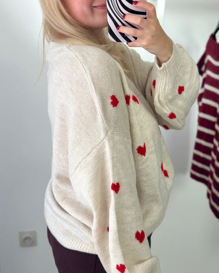 Red Hearts Trui