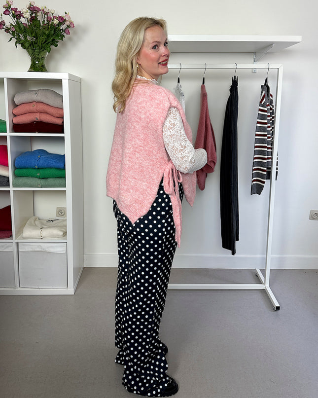 Debardeur Strikjes Pink