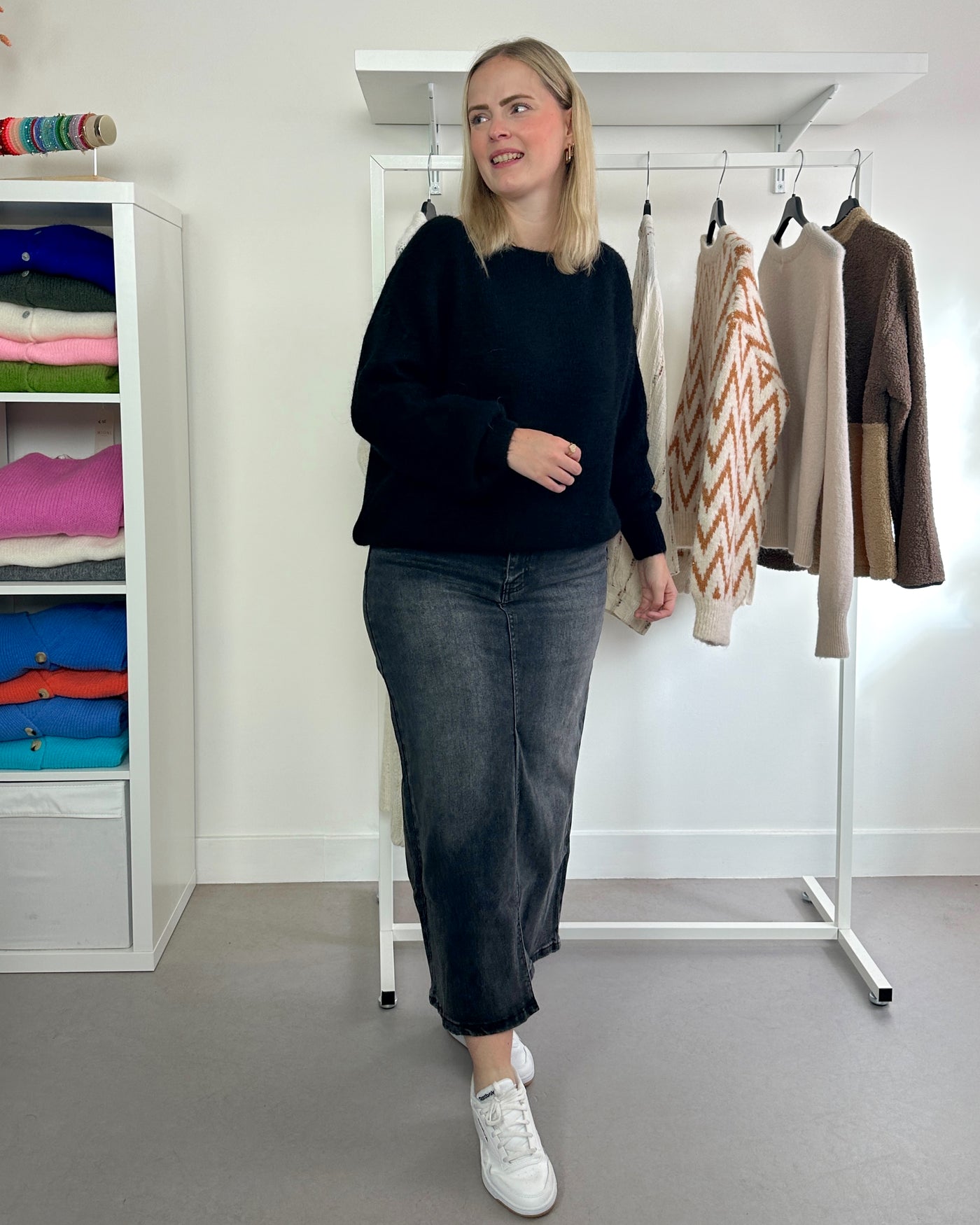 Trui Boothals Zwart