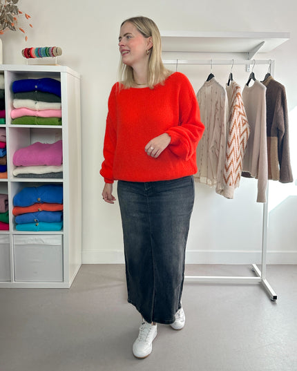 Trui Boothals Fel Oranje