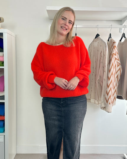 Trui Boothals Fel Oranje