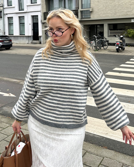 Coltrui Striped Grey White