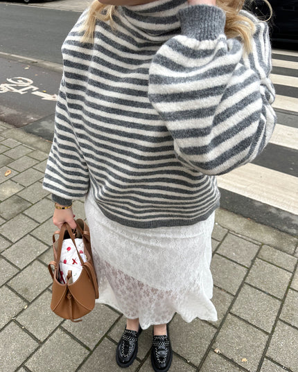 Coltrui Striped Grey White