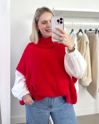 Hallie Sweater Zip Up Navy