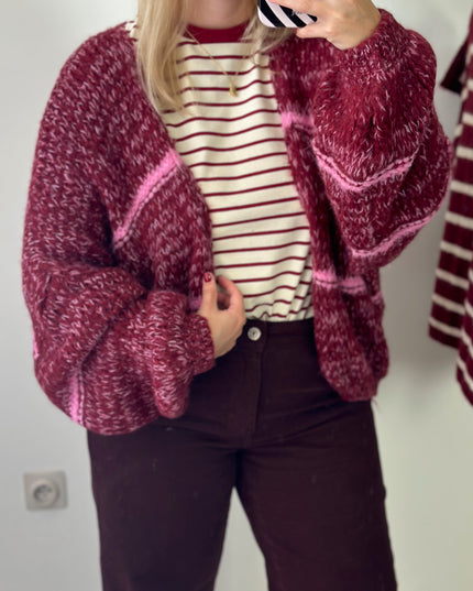 Bernadette Bordeaux Pink Detail