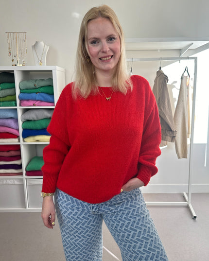 Trui Boothals Rood