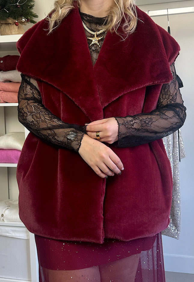 Lace Longsleeve Top Black