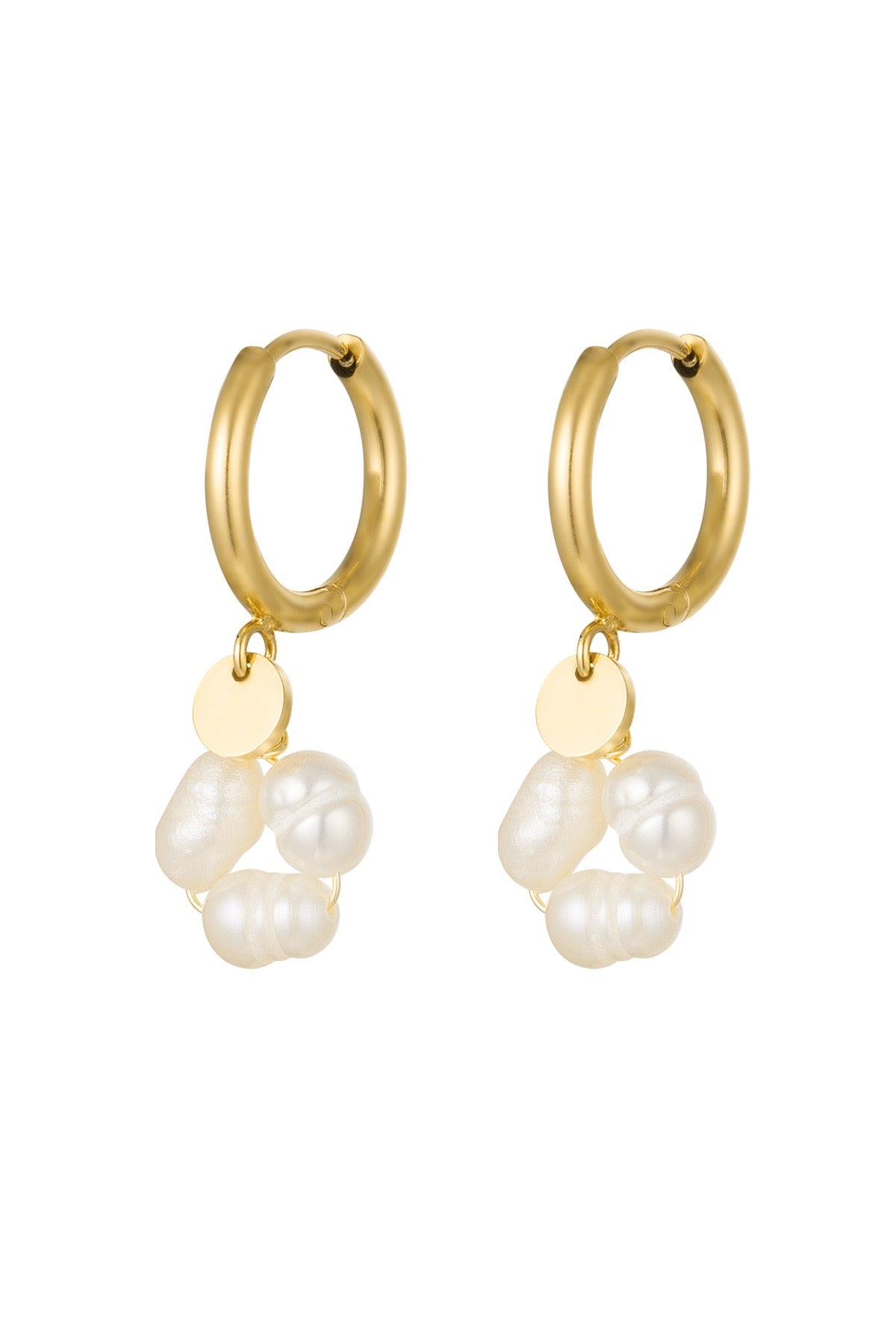 Oorbellen Multiple Pearls
