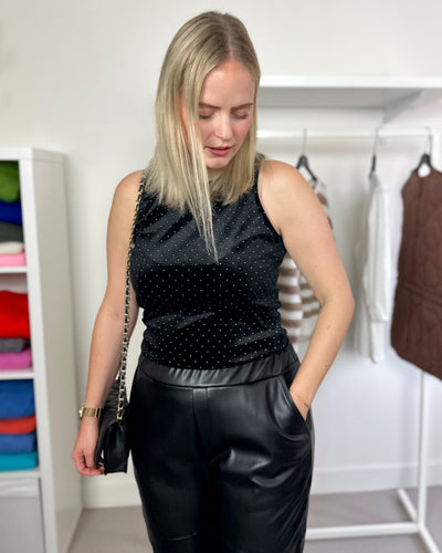 Black and Gold Top