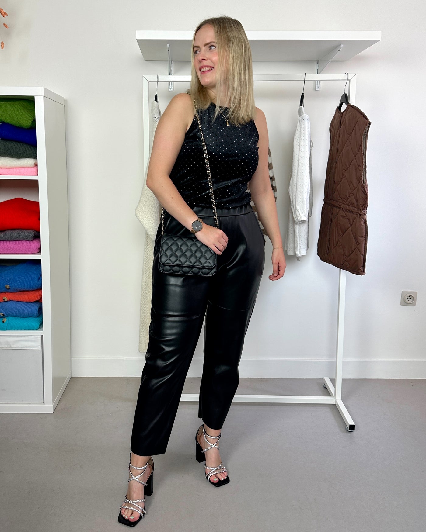 Black and Gold Top