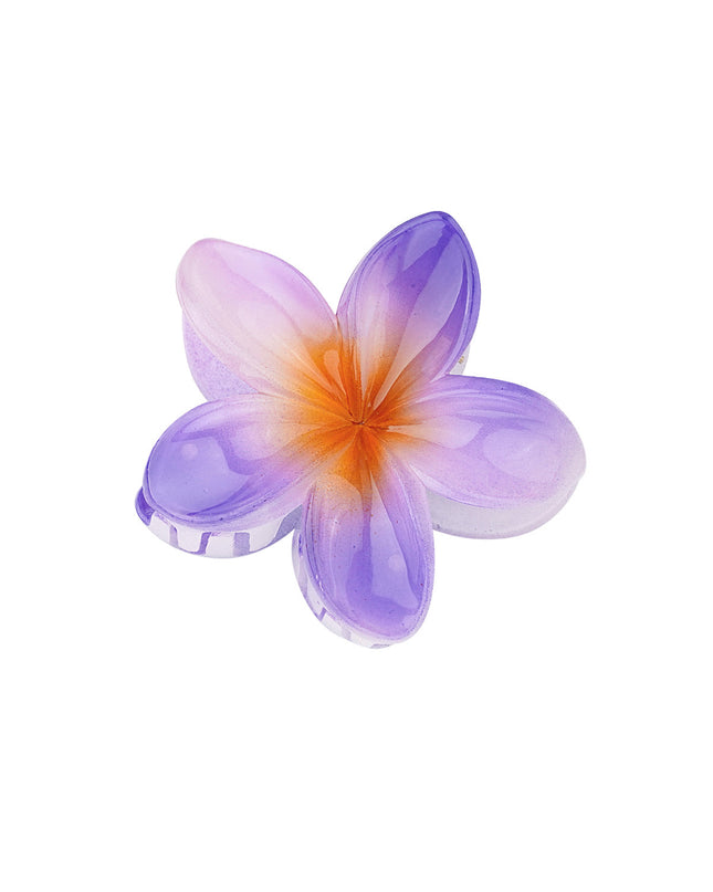 Haarspeld Big Hawaii Flower Purple