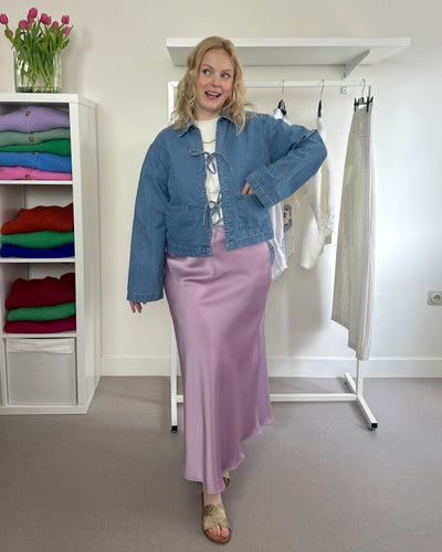 Rosy Bows Jeans Shirt