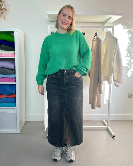 Round Neck Knit Green