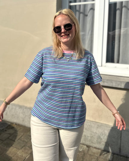 Striped Shirt Blue