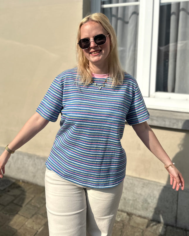 Striped Shirt Blue