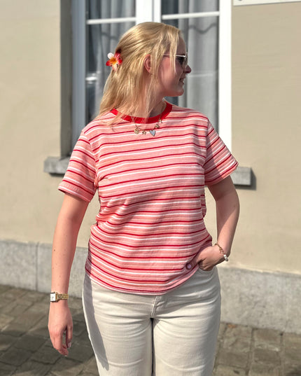 Striped Shirt Red