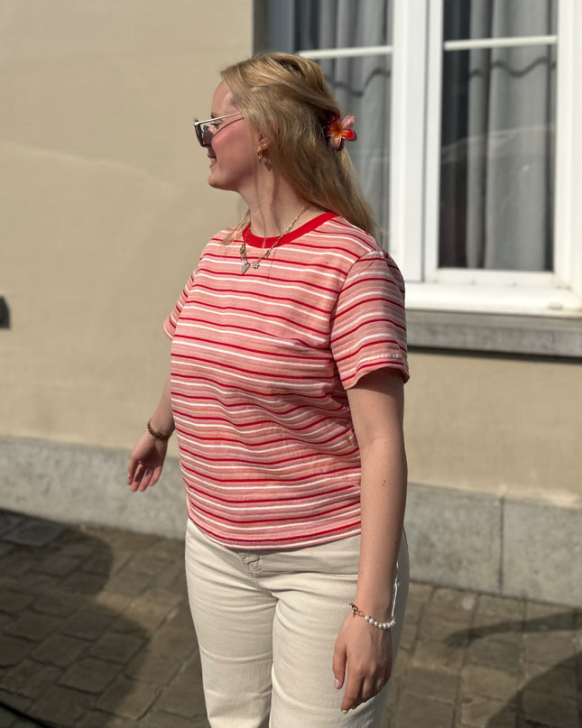 Striped Shirt Red