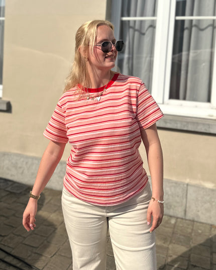 Striped Shirt Red