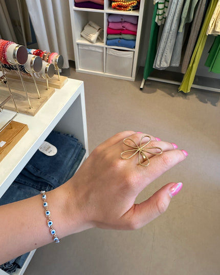 Small Gold Flower Ring