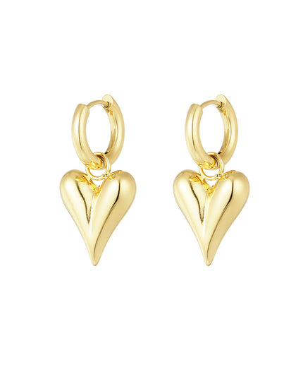 Oorbellen Hearts Gold