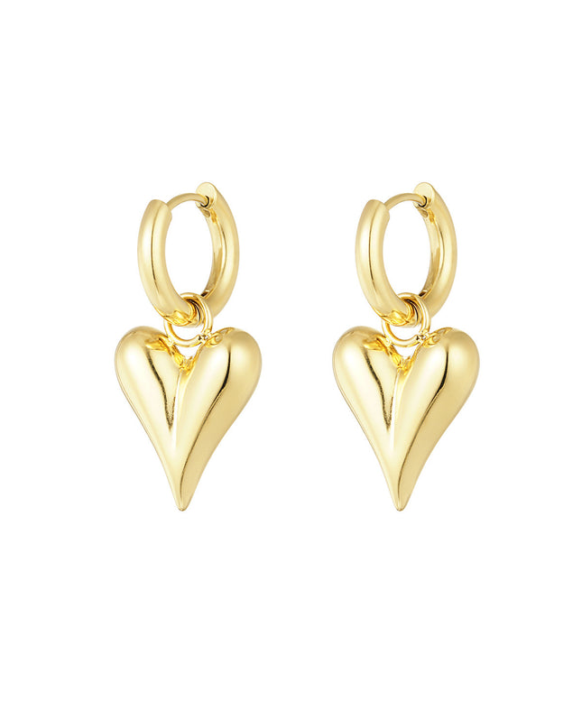 Oorbellen Hearts Gold
