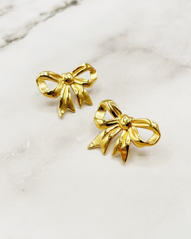 Oorbellen Golden Bows