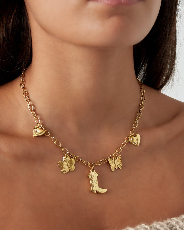 Ketting Golden Charms