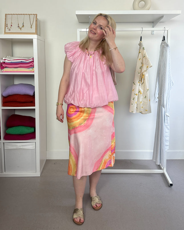 Silky Skirt Summer Colors