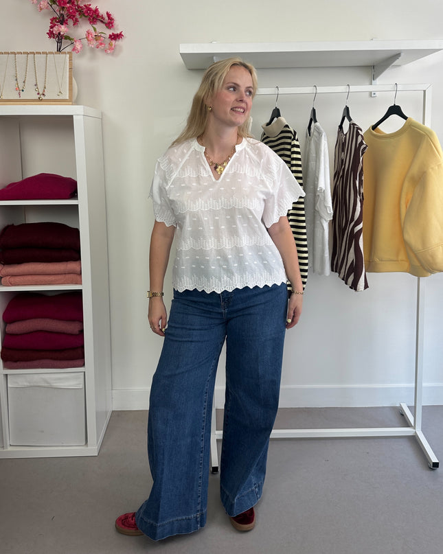 White Cotton Blouse