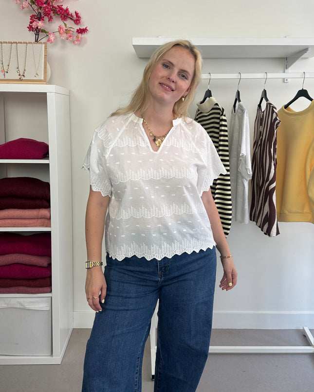 White Cotton Blouse