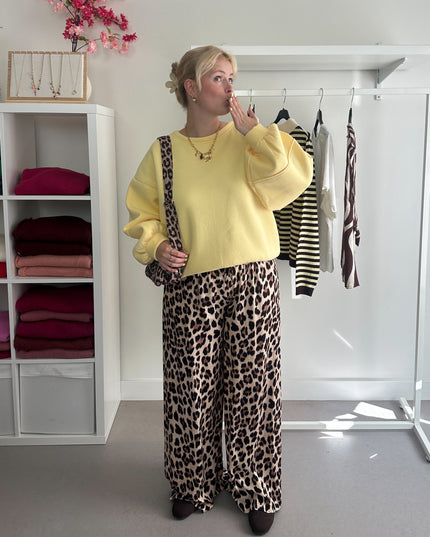 Hallie Sweater Lichtgeel