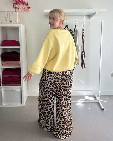 Hallie Sweater Lichtgeel
