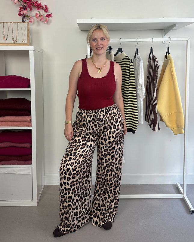 Burgundy Basic Top