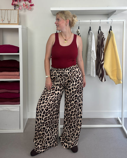 Burgundy Basic Top