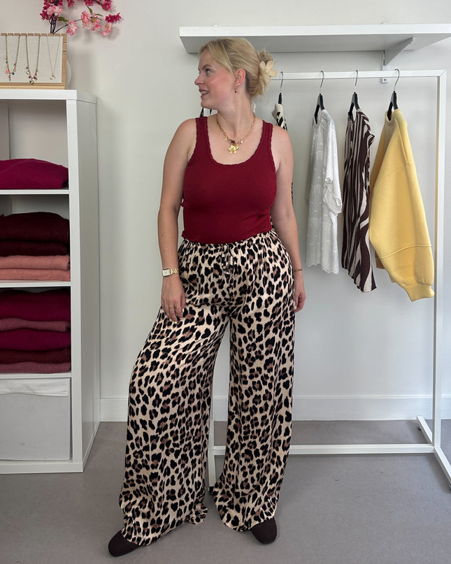 Burgundy Basic Top