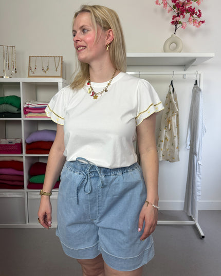 Yellow Detail Tee