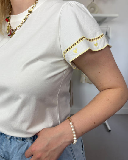 Yellow Detail Tee