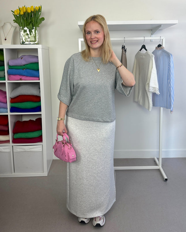 Sweater Skirt Grey