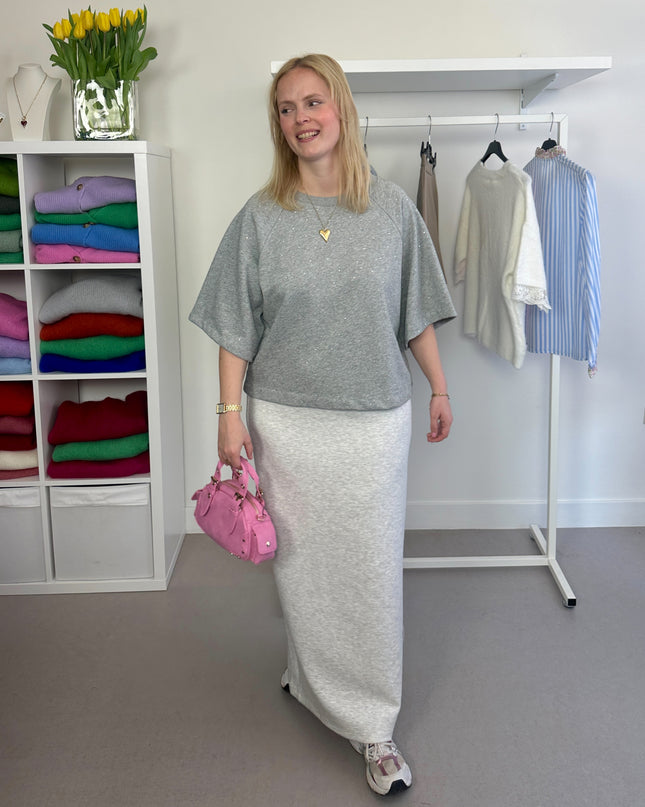 Sweater Skirt Grey