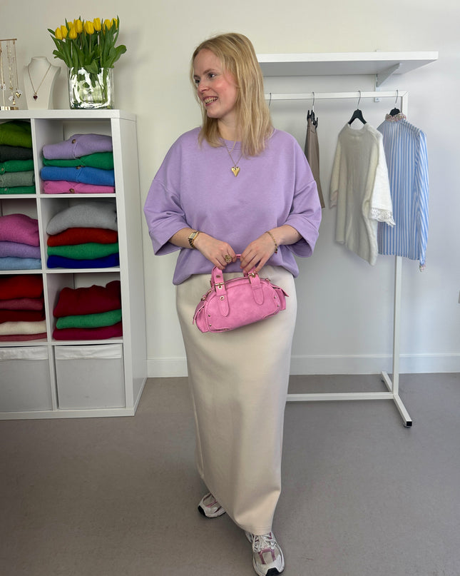 Sweater Skirt Beige
