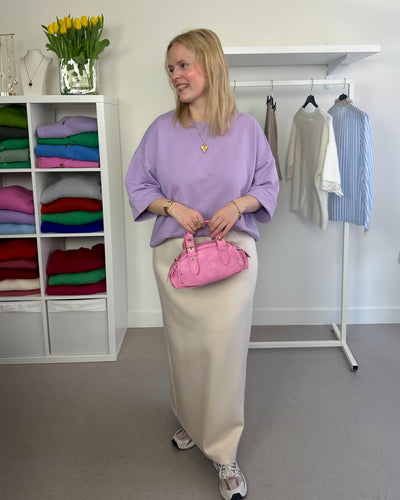 Sweater Skirt Beige