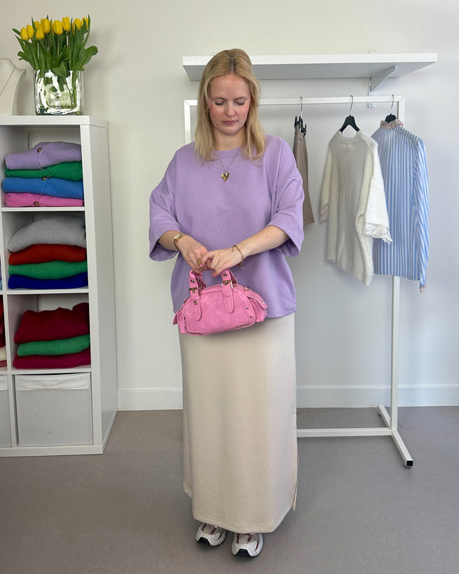 Sweater Skirt Beige