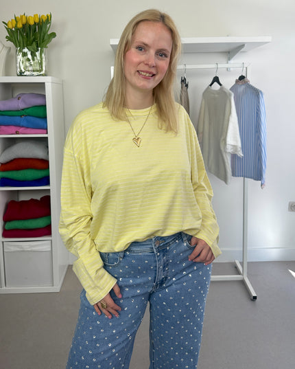 Striped Clio Shirt Yellow