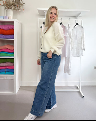 Crèmekleurige Cardigan