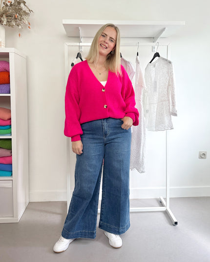 Fuchsia Cardigan
