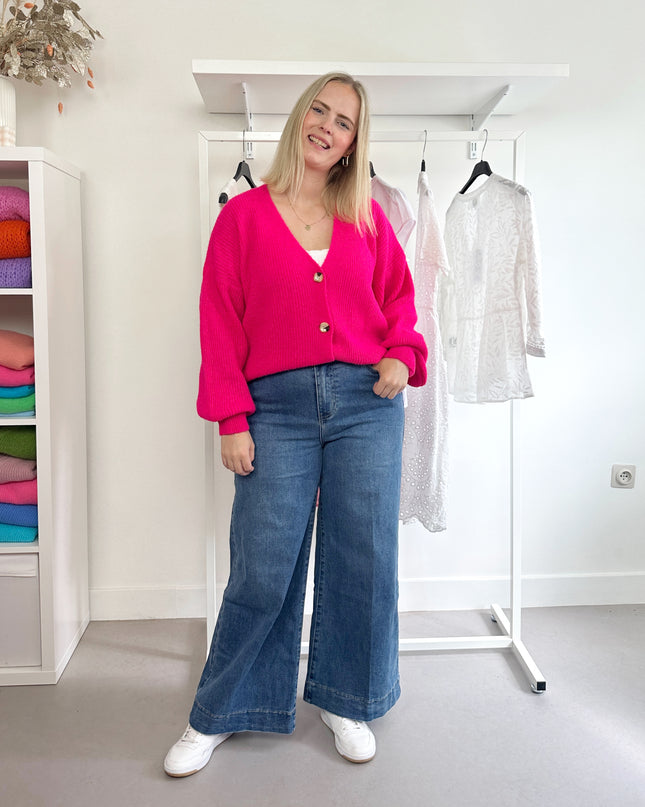 Fuchsia Cardigan