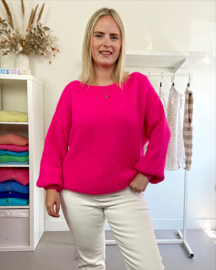 Trui Boothals Fuchsia